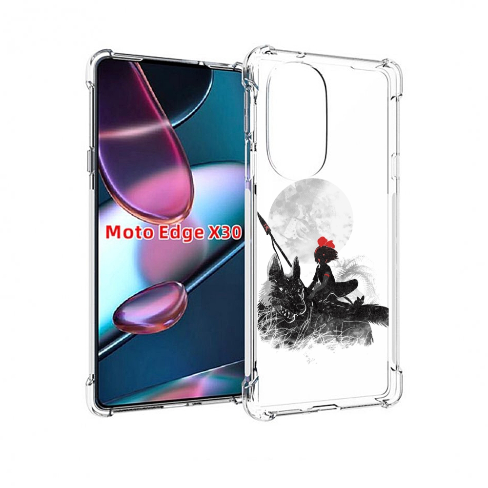 

Чехол MyPads мононоке для Motorola Moto Edge X30, Прозрачный, Tocco