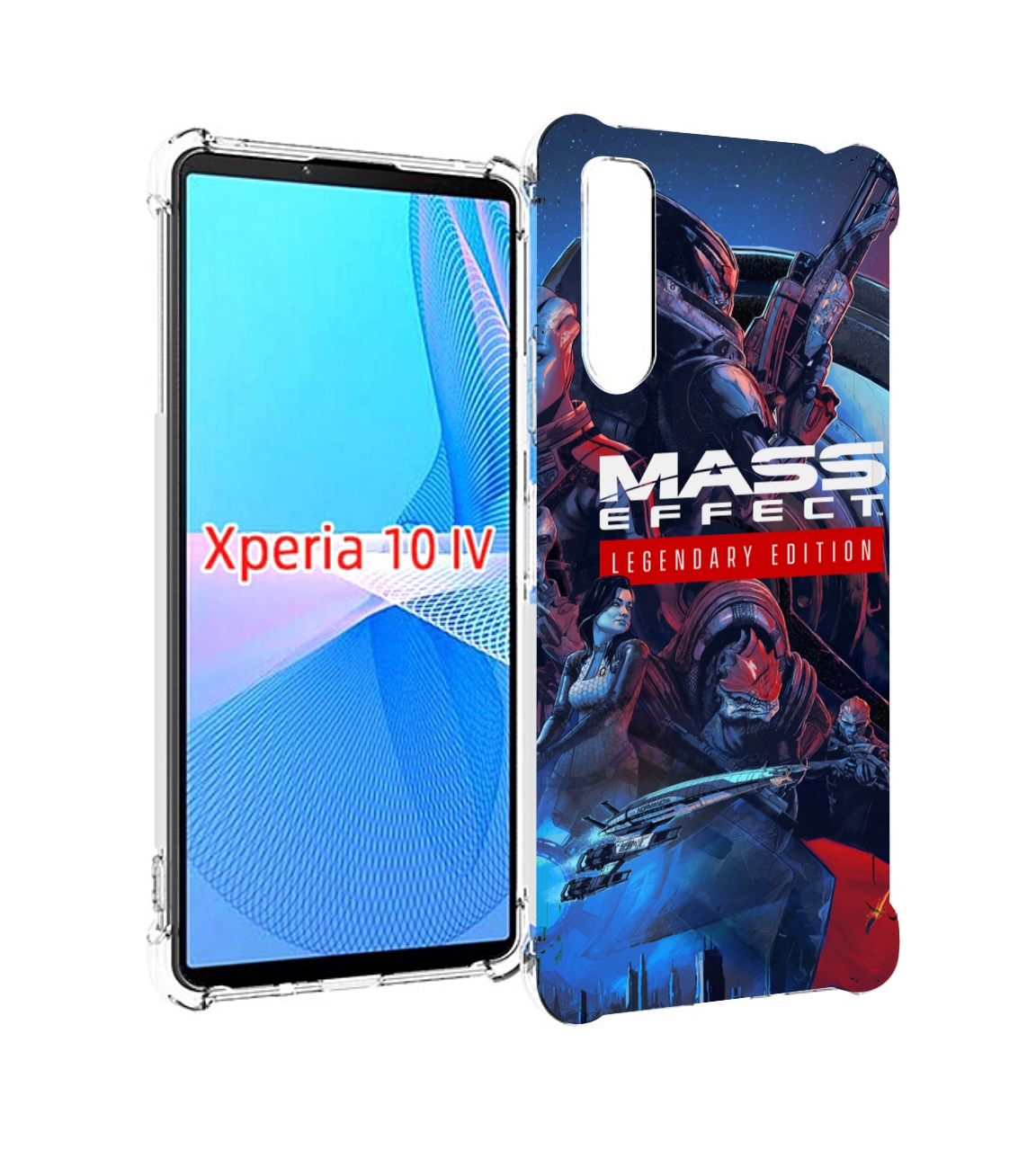 

Чехол MyPads Mass Effect Legendary Edition для Sony Xperia 10 IV (10-4), Прозрачный, Tocco