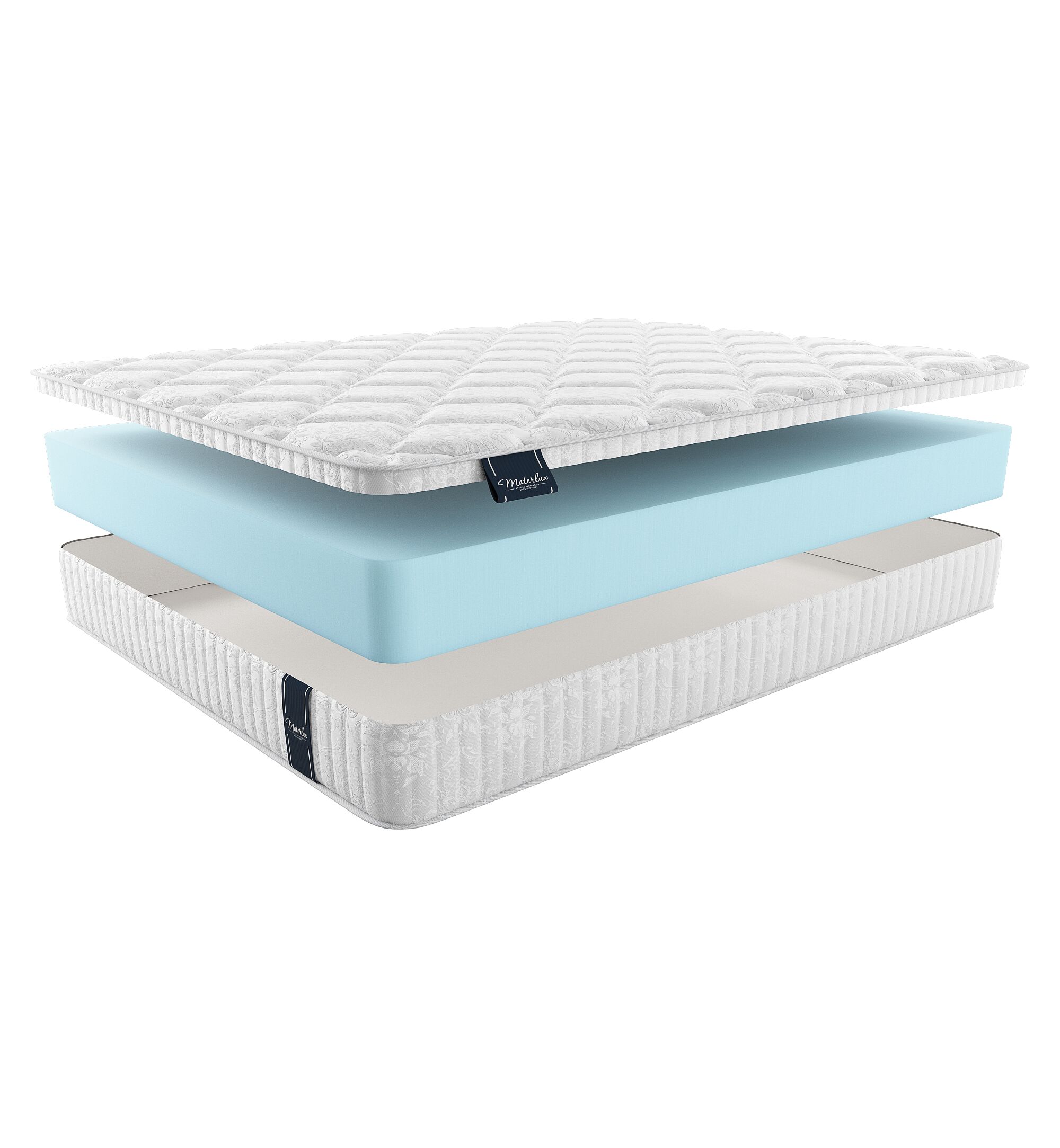 

Матрас Materlux Light Vinaros 80х190, Бежевый;белый;серый;серебристый, Vinaros