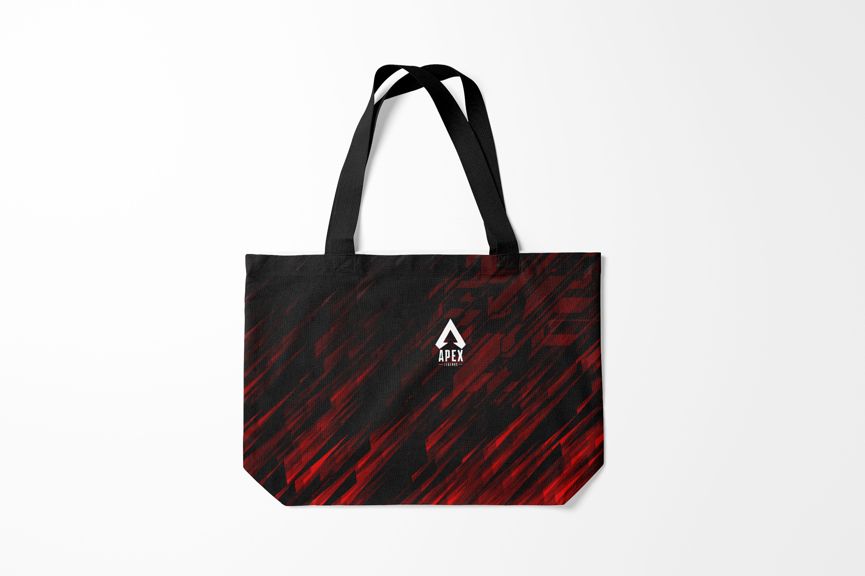 

Сумка шoппер унисекс Burnettie Apex Legends, черный; красный, Apex Legends