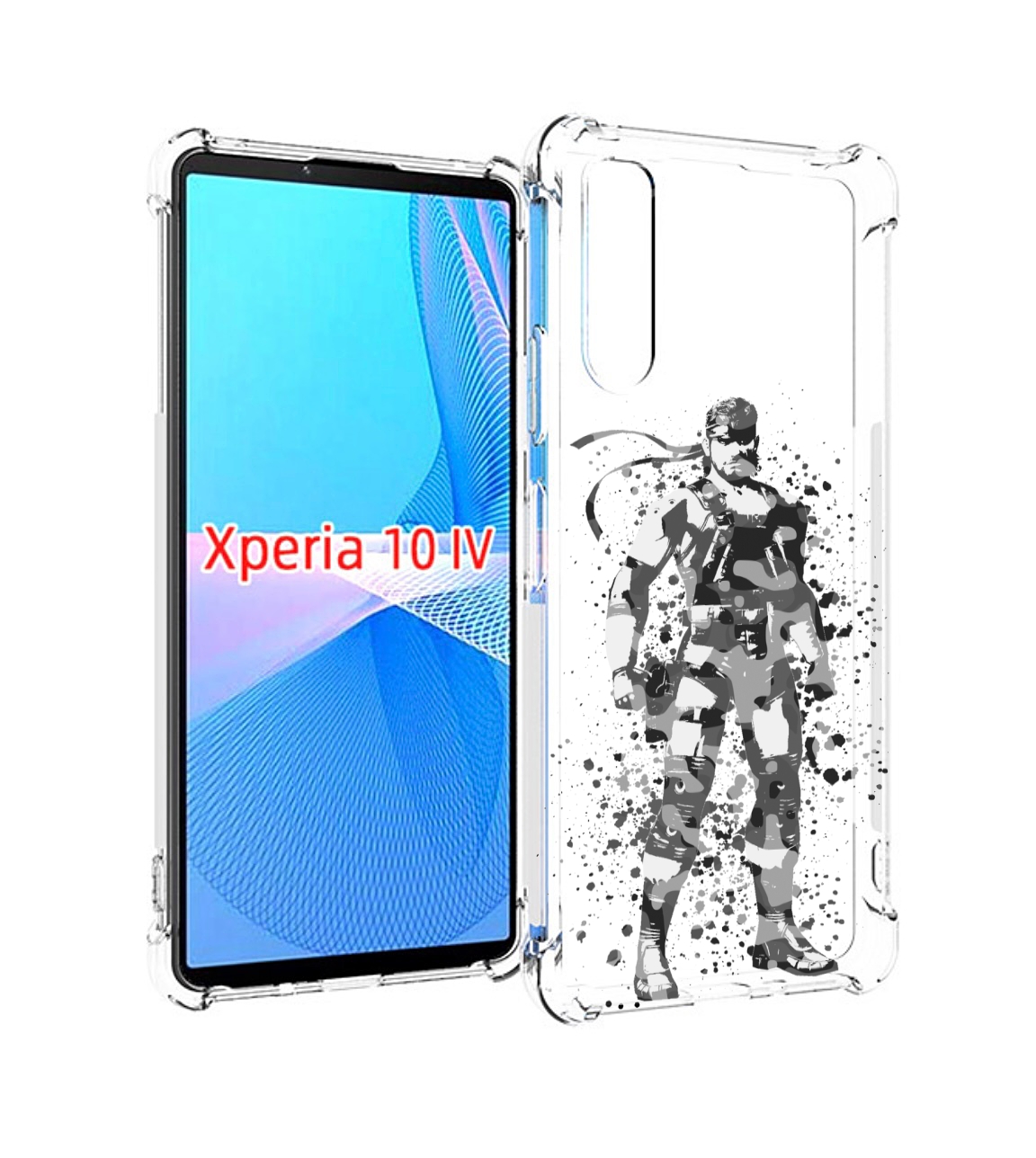

Чехол MyPads Metal Gear Solid Snakes для Sony Xperia 10 IV (10-4), Прозрачный, Tocco