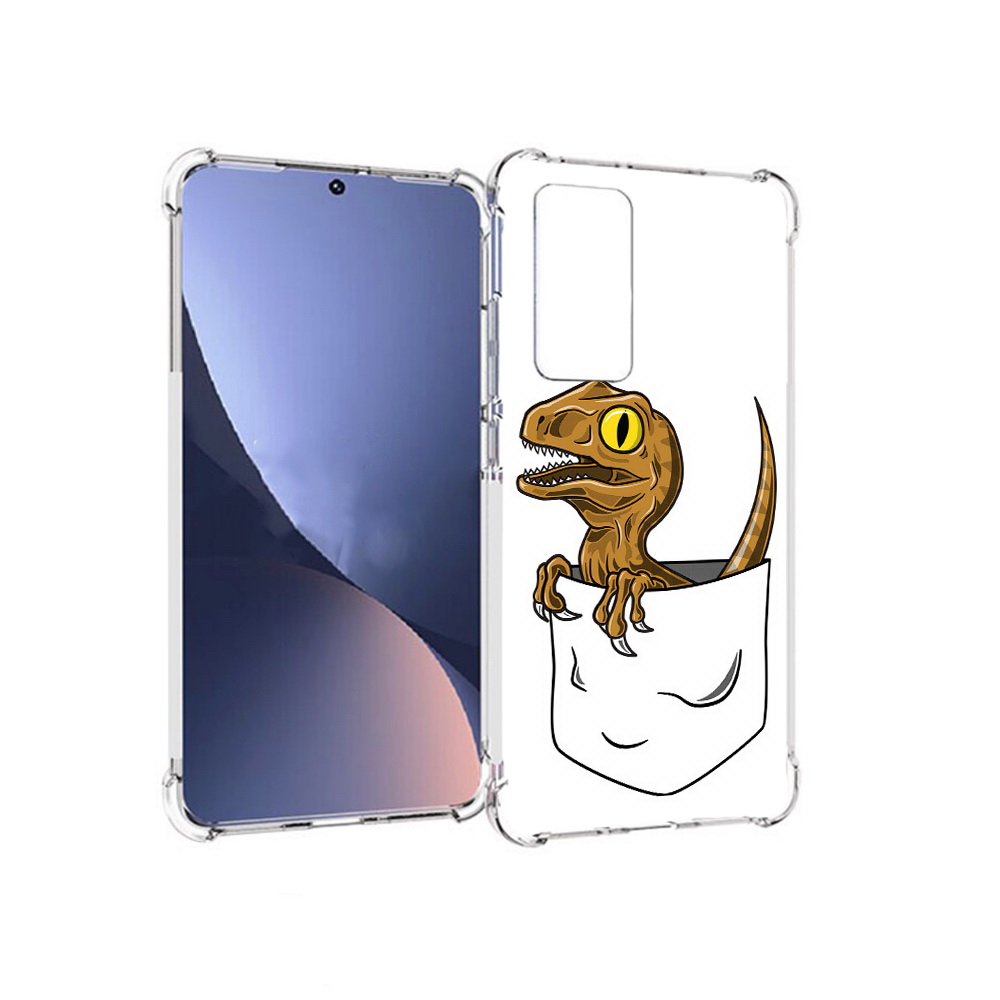 

Чехол MyPads Tocco для Xiaomi 12 динозавр в кармане (PT226952.288.327), Прозрачный, Tocco