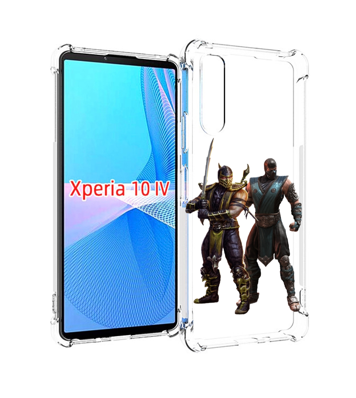 

Чехол MyPads Mortal-Kombat-1 для Sony Xperia 10 IV (10-4), Прозрачный, Tocco