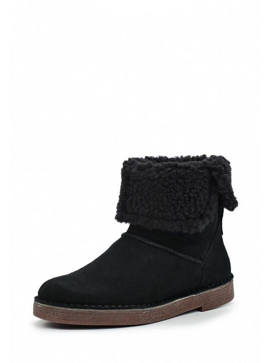 

Полусапоги женские Clarks Drafty Haze 26128231 черные 4 UK, Черный, Drafty Haze 26128231