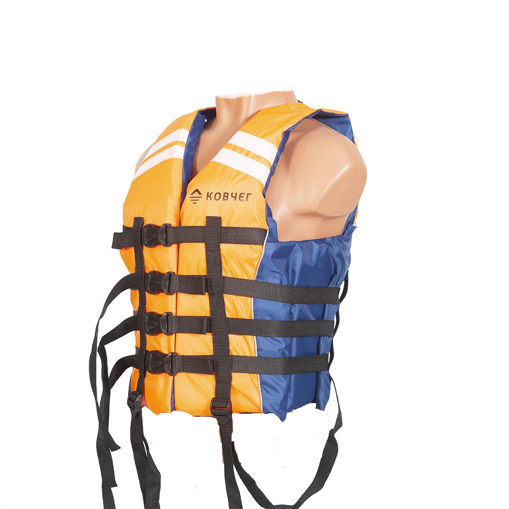 Жилет спасательный Ковчег Сплав, L-XL,р.50-52,до 85 кг,ГОСТ Р 58108-2019,оранж-синий