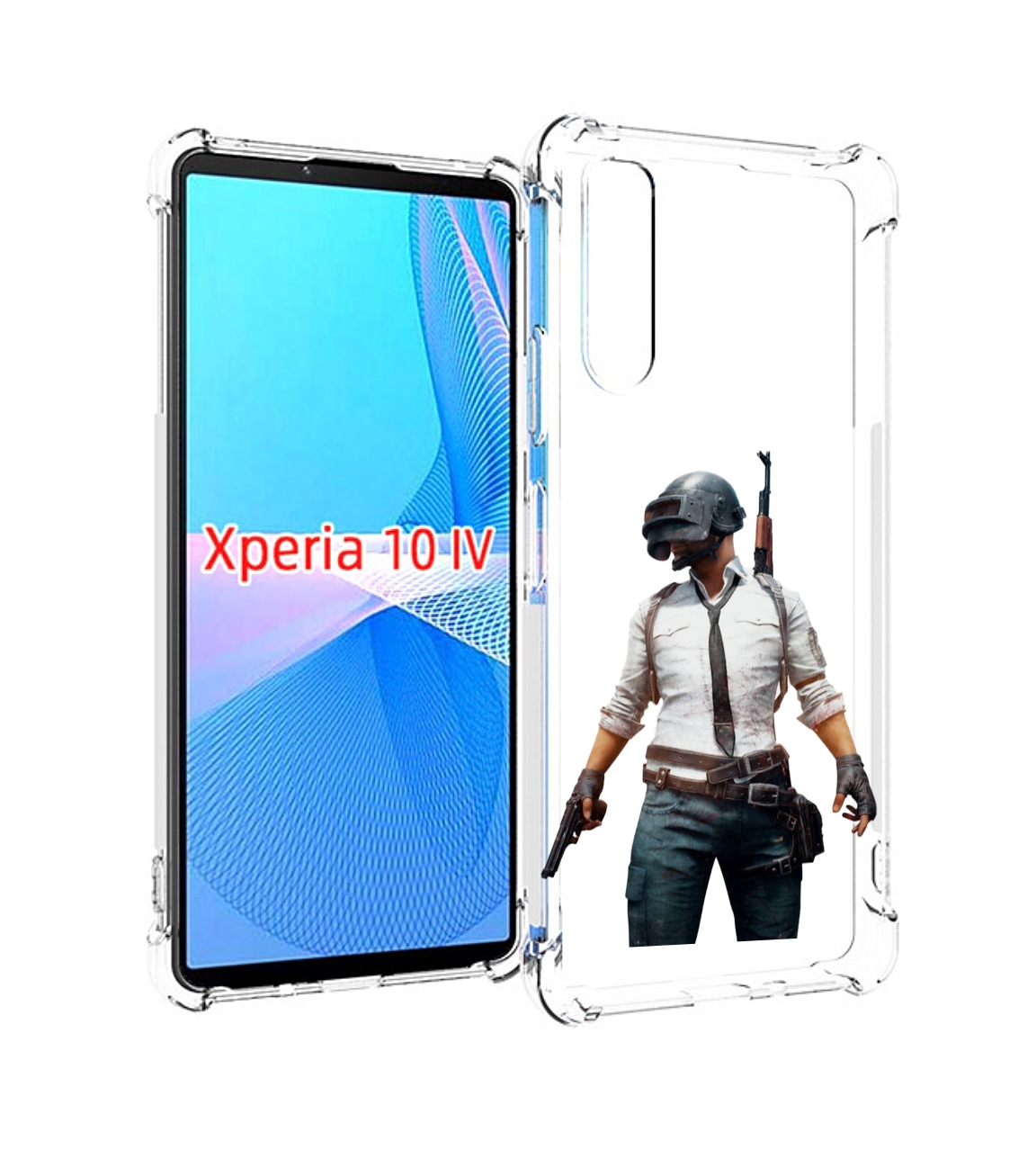 

Чехол MyPads PUBG-2 для Sony Xperia 10 IV (10-4), Прозрачный, Tocco