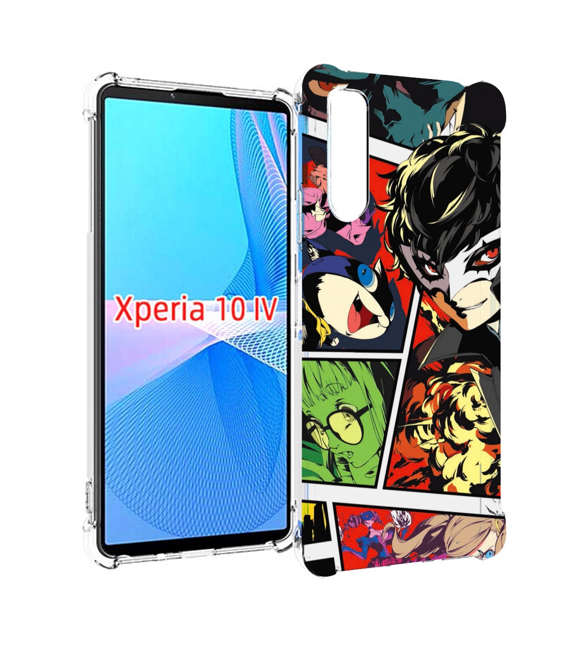 

Чехол MyPads Persona 5 art для Sony Xperia 10 IV (10-4), Прозрачный, Tocco