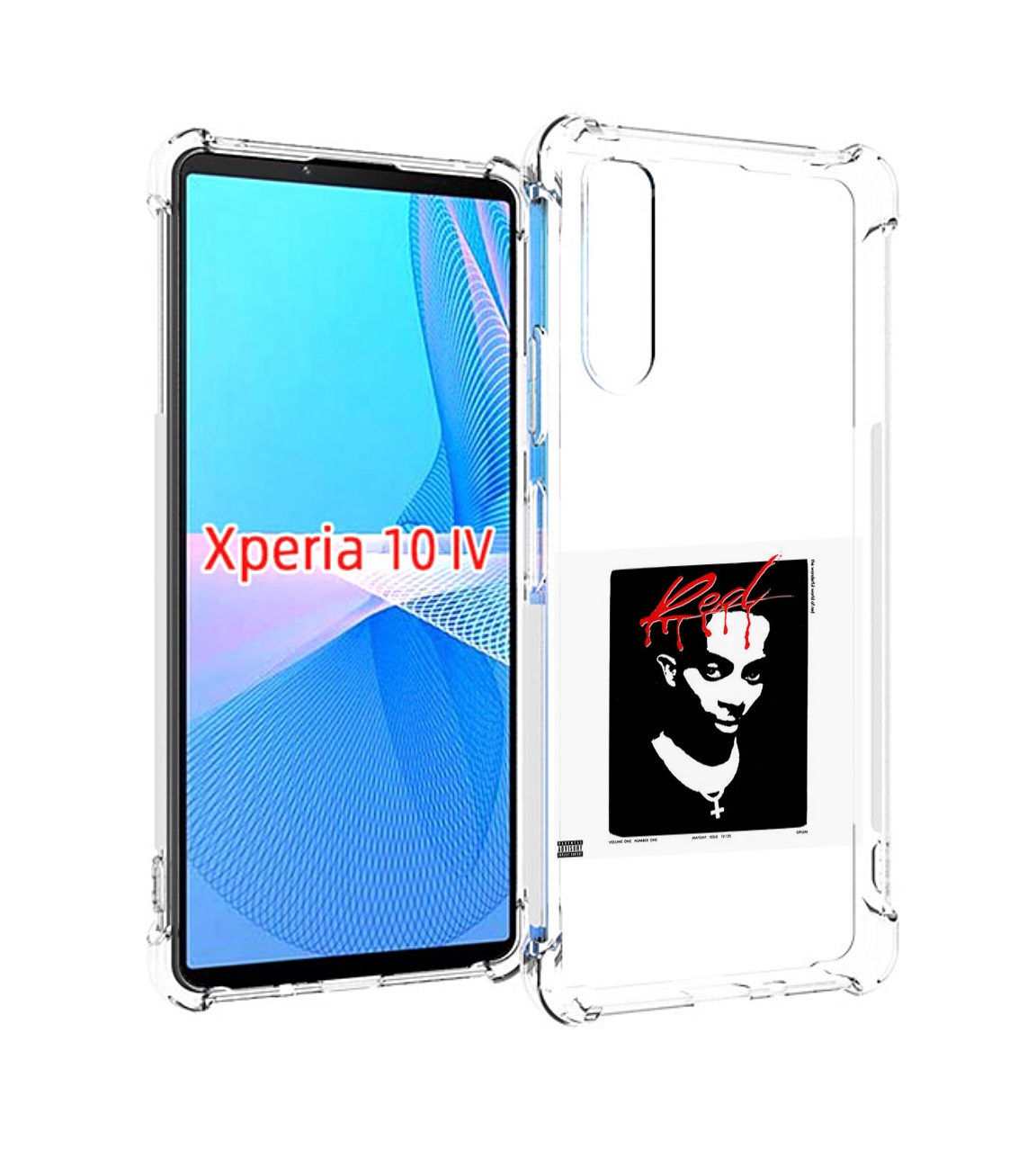 

Чехол MyPads Playboi Carti - Whole Lotta Red для Sony Xperia 10 IV (10-4), Прозрачный, Tocco