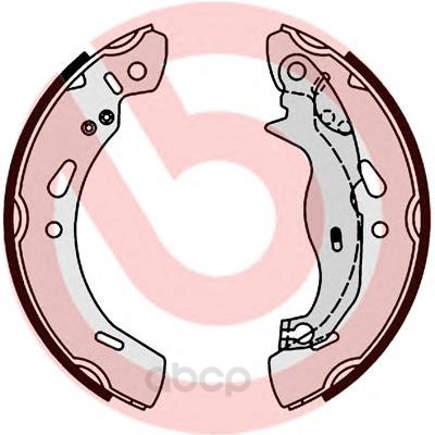 

Тормозные колодки brembo дисковые S24548