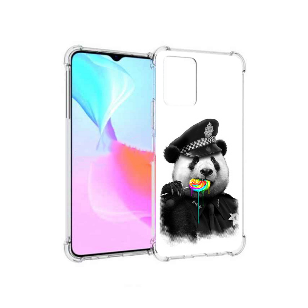 

Чехол MyPads Tocco для Vivo Y33s Панда полиция (PT226981.417.130), Прозрачный, Tocco