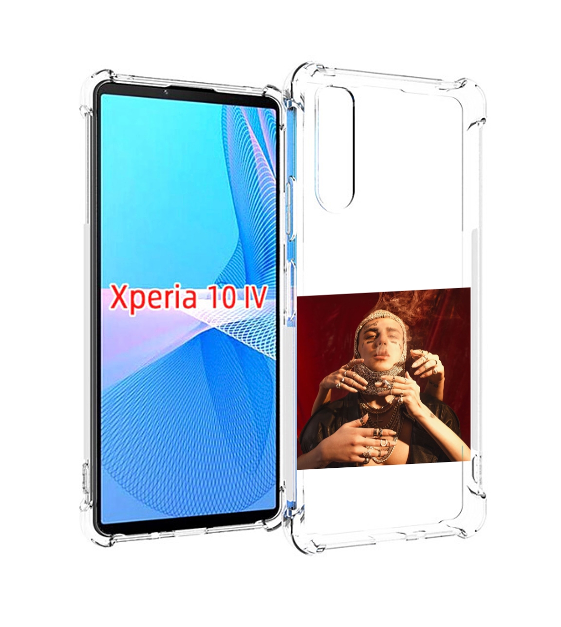 

Чехол MyPads Slime face для Sony Xperia 10 IV (10-4), Прозрачный, Tocco