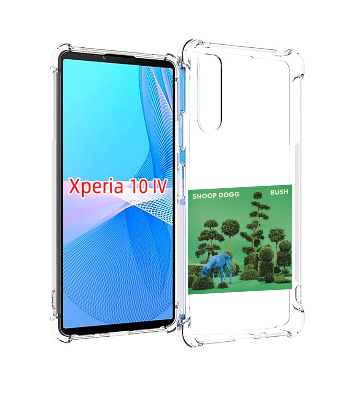 

Чехол MyPads Snoop Dogg BUSH для Sony Xperia 10 IV (10-4), Прозрачный, Tocco
