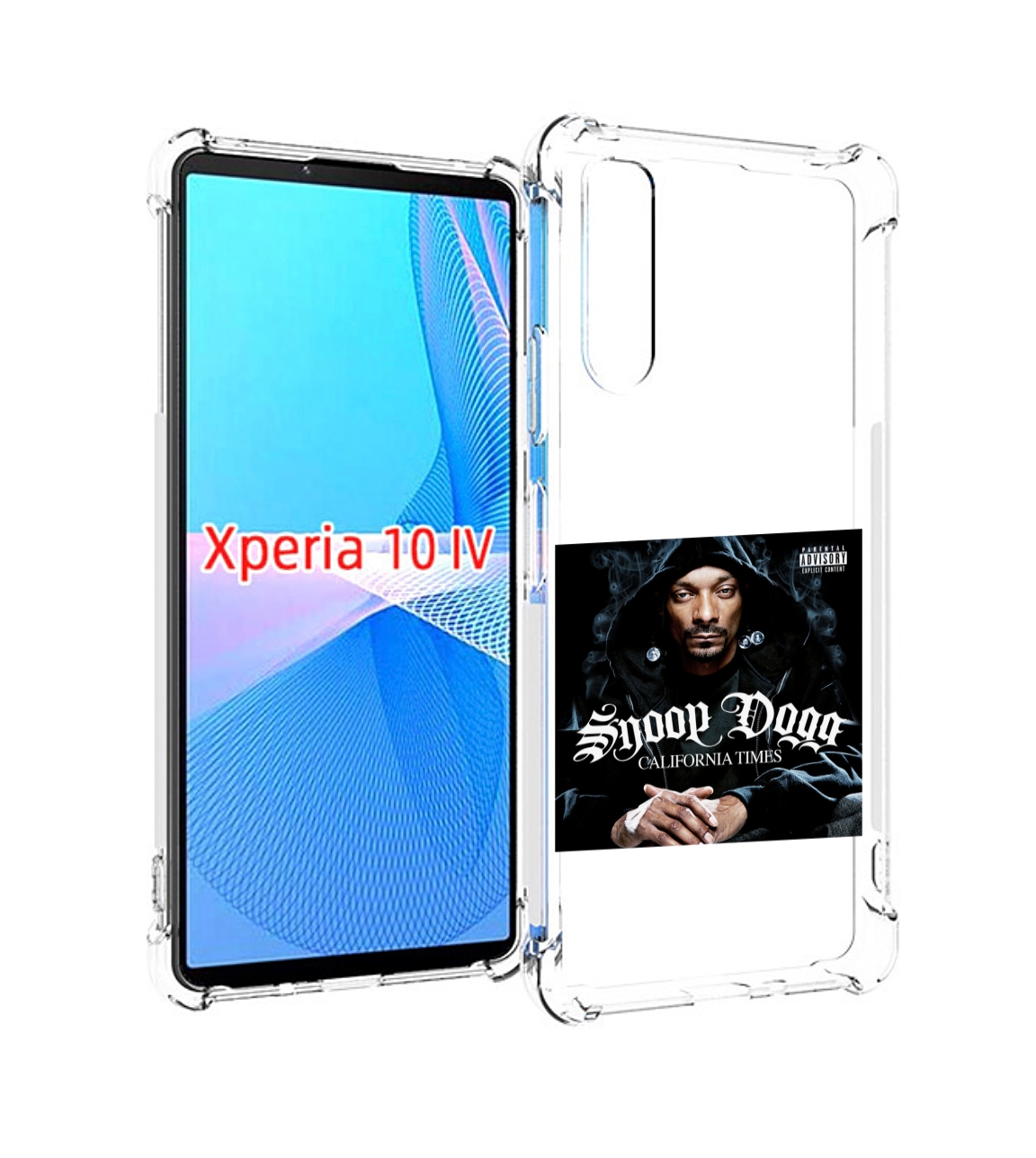 

Чехол MyPads Snoop Dogg CALIFORNIA TIMES для Sony Xperia 10 IV (10-4), Прозрачный, Tocco