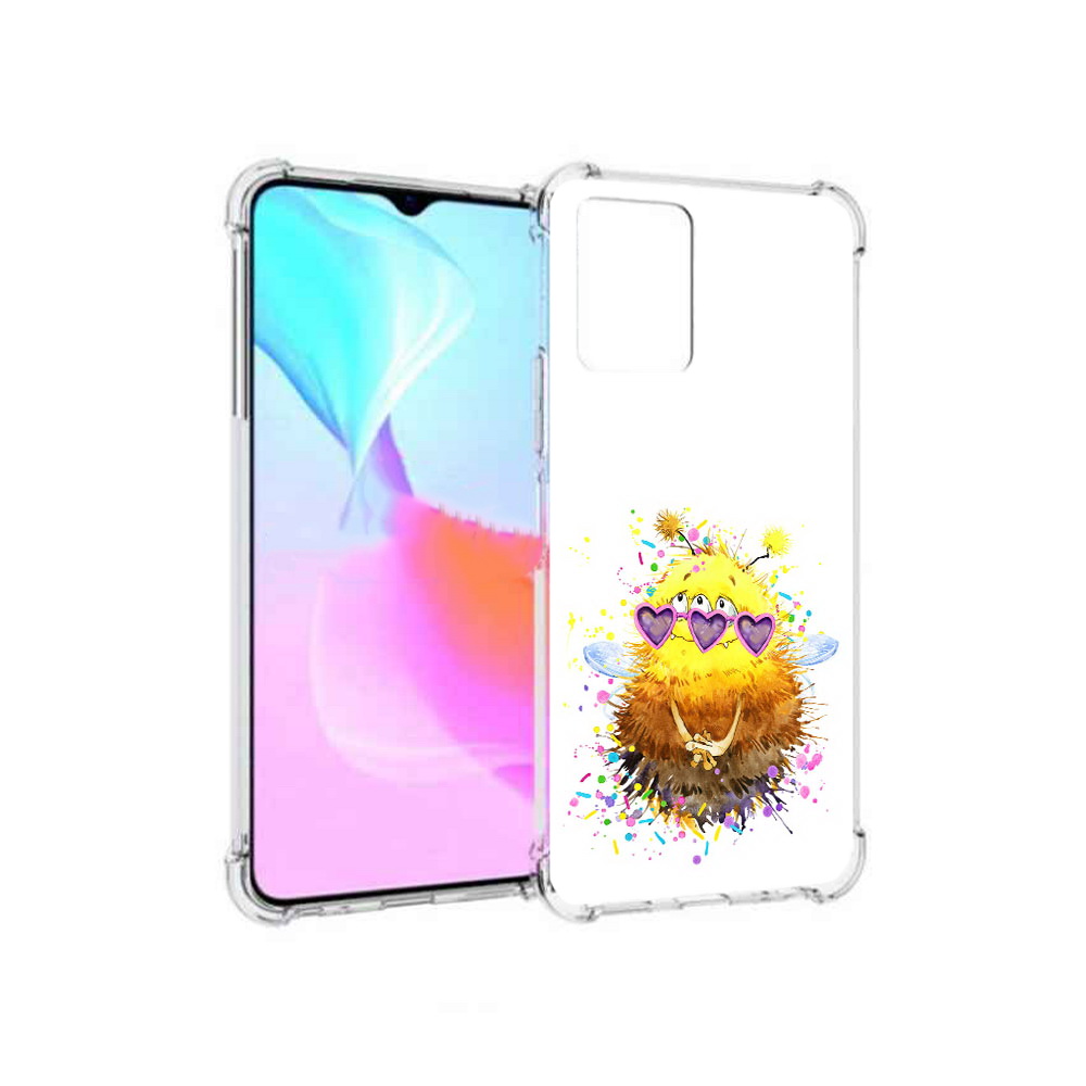 

Чехол MyPads Tocco для Vivo Y33s Пушитый шмель (PT226981.417.143), Прозрачный, Tocco