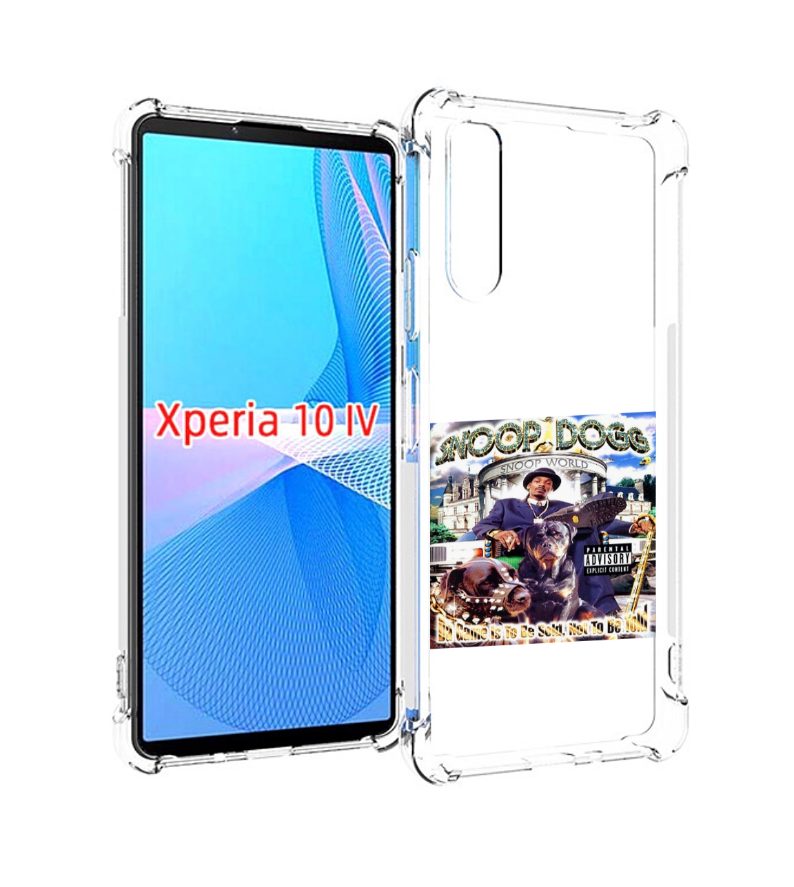 

Чехол MyPads Snoop Dogg DA GAME IS TO BE SOLD, NOT TO BE TOLD для Sony Xperia 10 IV (10-4), Прозрачный, Tocco