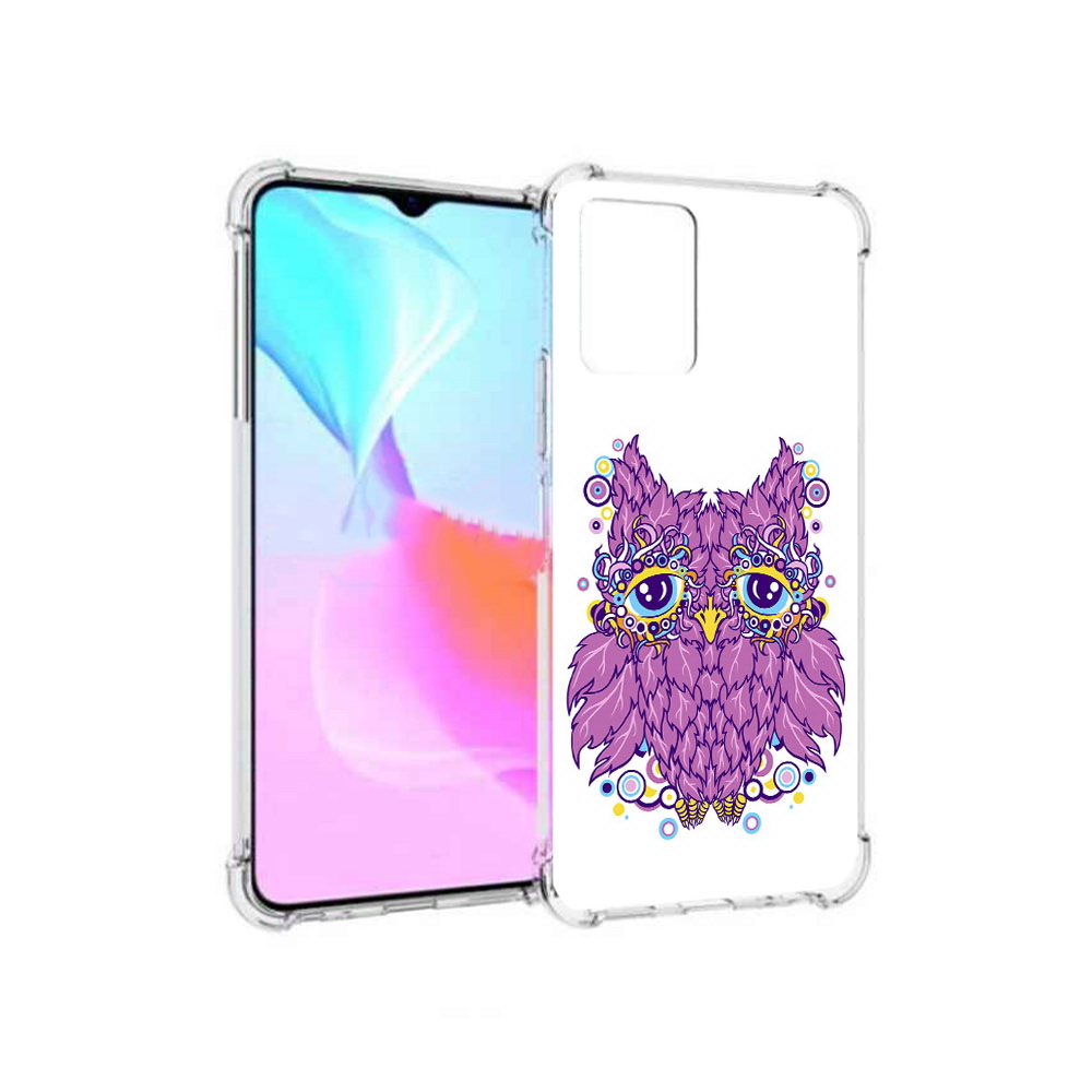 

Чехол MyPads Tocco для Vivo Y33s Розовая сова (PT226981.417.147), Прозрачный, Tocco