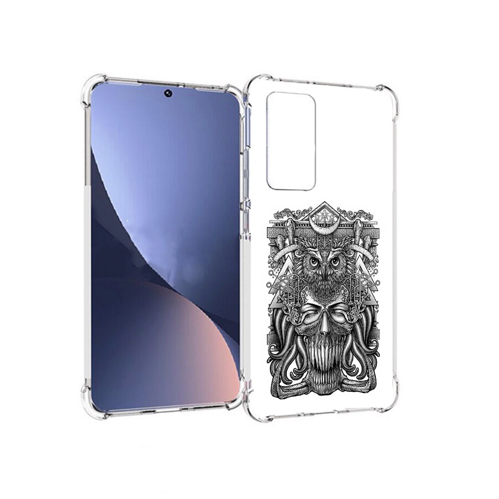 

Чехол MyPads Tocco для Xiaomi 12 зубастая сова (PT226952.288.369), Прозрачный, Tocco