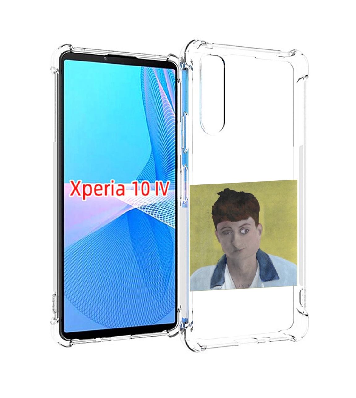 

Чехол MyPads Stay Ugly Boulevard Depo для Sony Xperia 10 IV (10-4), Прозрачный, Tocco