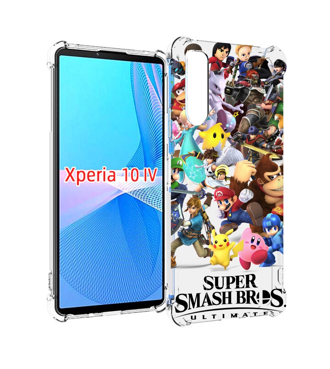 

Чехол MyPads Super Smash Bros для Sony Xperia 10 IV (10-4), Прозрачный, Tocco