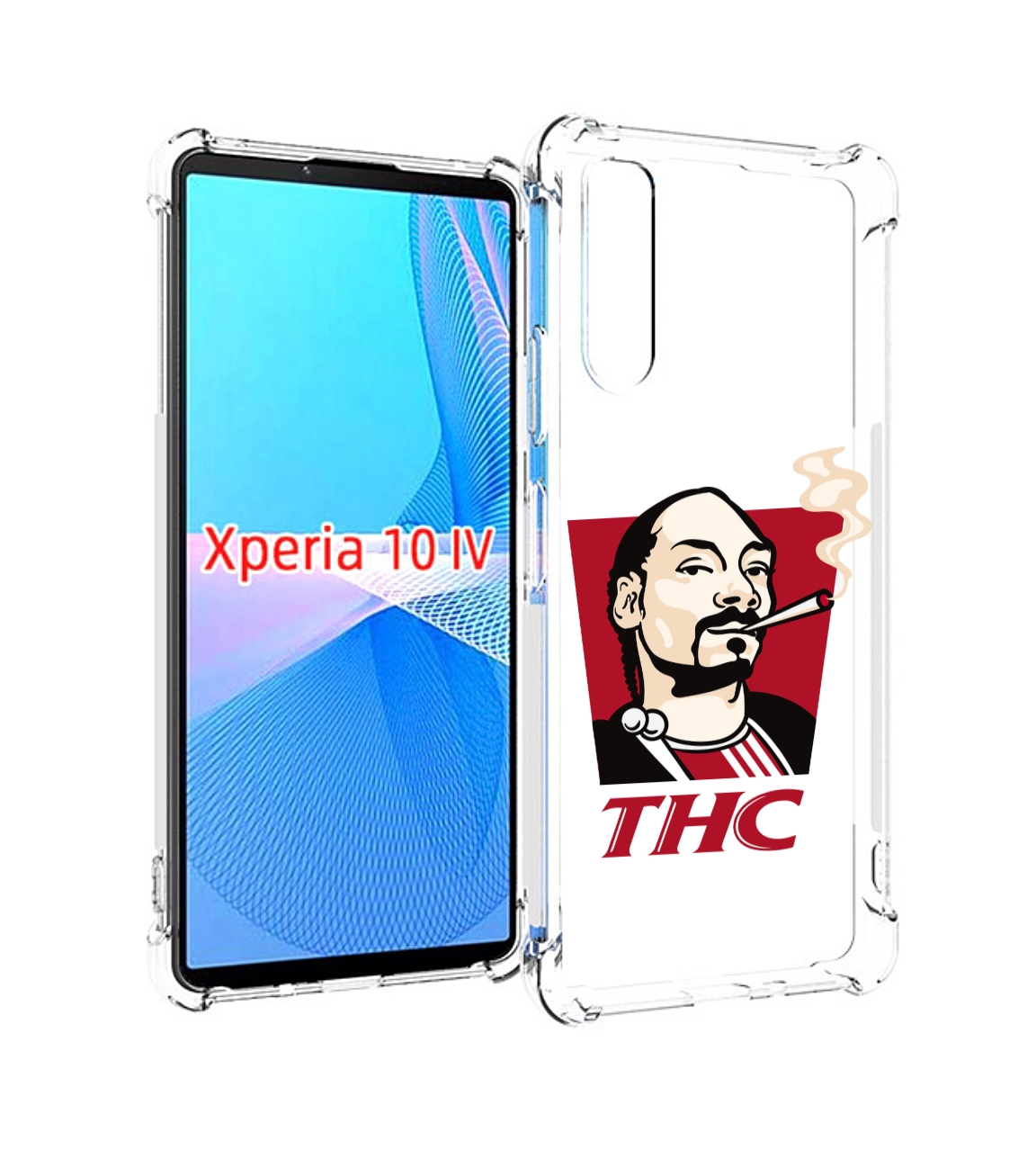

Чехол MyPads THC для Sony Xperia 10 IV (10-4), Прозрачный, Tocco