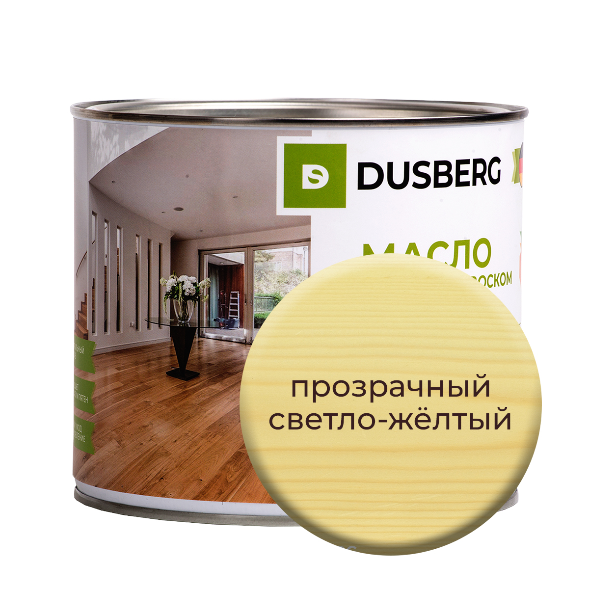 Масло Dusberg для стен, 2л Прозрачный светло-желтый