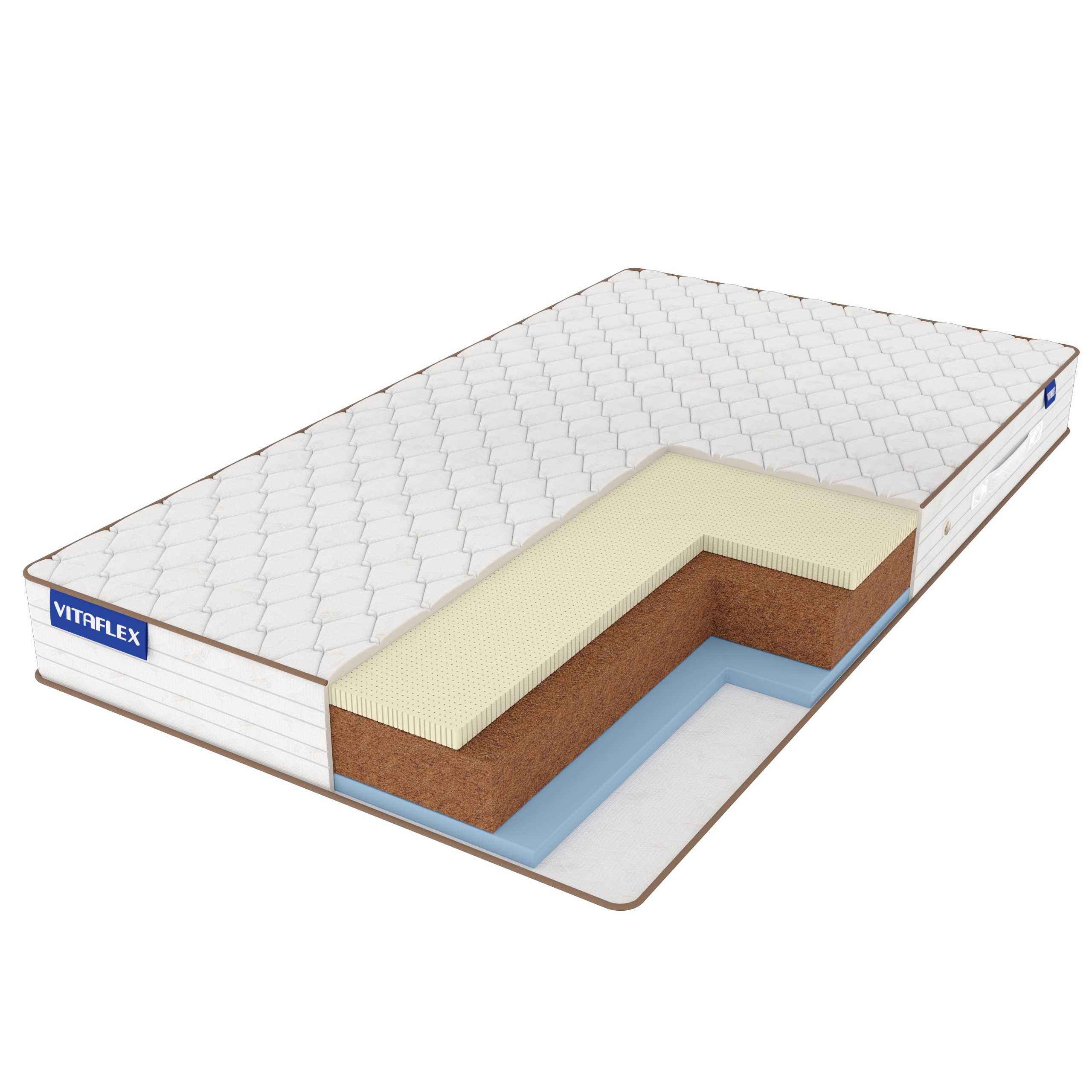 

Матрас Vitaflex Mix Easy-Hard-Foam Strong 185х175, Белый, Easy-Hard-Foam Strong