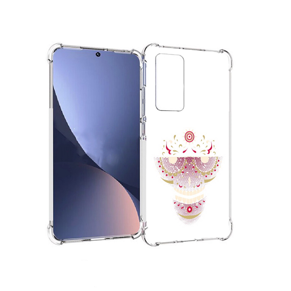Чехол MyPads Tocco для Xiaomi 12 карнавальный скелет абстракция (PT226952.288.386)