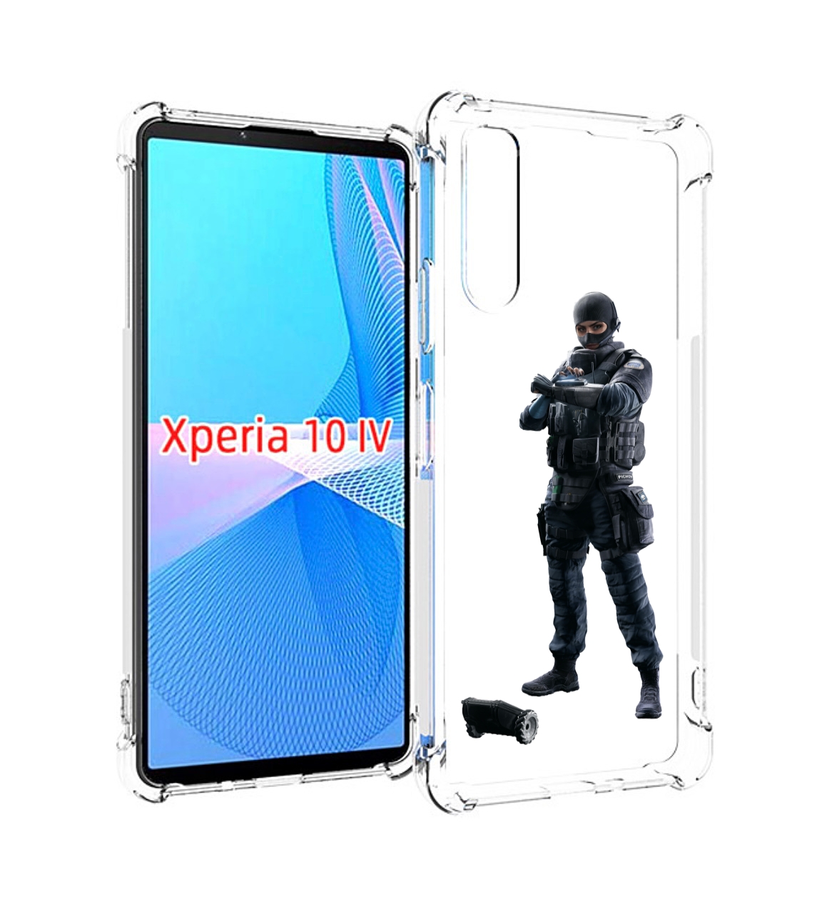 

Чехол MyPads Tom-Clancy's-Rainbow-Six-1 для Sony Xperia 10 IV (10-4), Прозрачный, Tocco