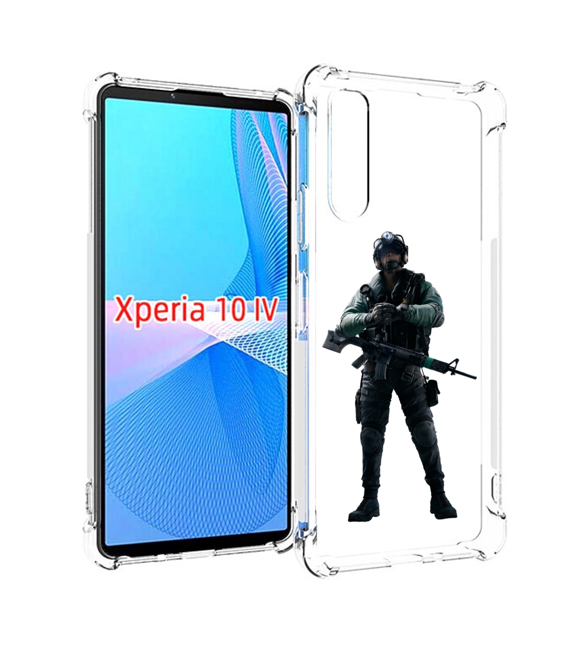 

Чехол MyPads Tom-Clancy's-Rainbow-Six-2 для Sony Xperia 10 IV (10-4), Прозрачный, Tocco