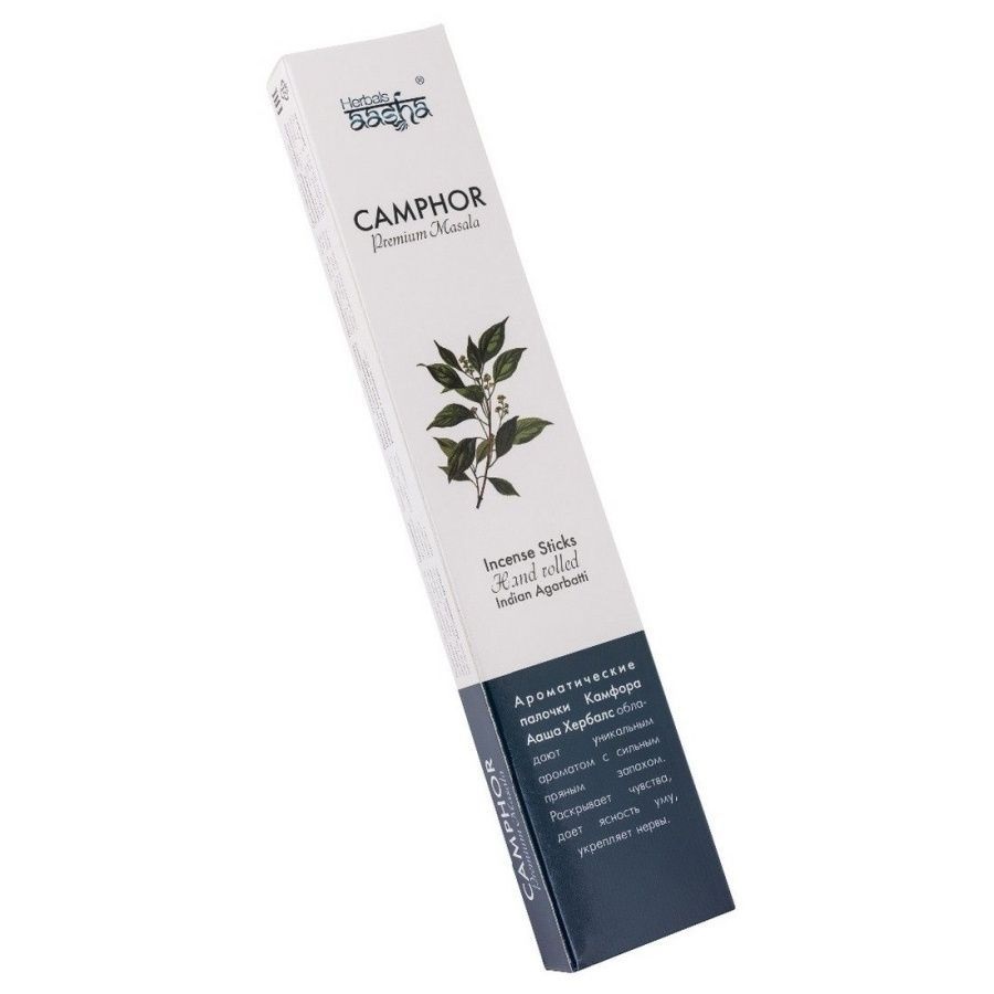 

Ароматические палочки Aasha Herbals / Camphor, 10 шт., (2шт.), kr-17730