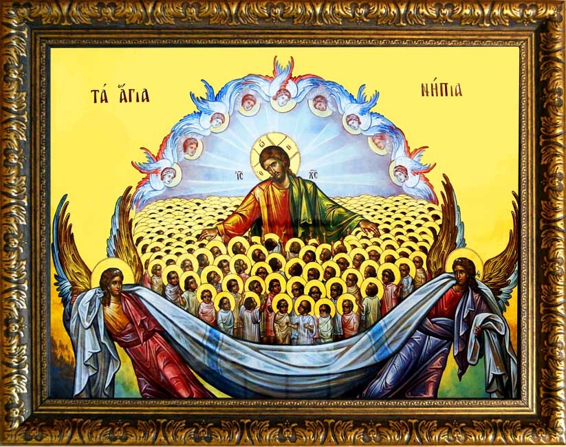 

Вифлеемские младенцы мученики. Икона на холсте.