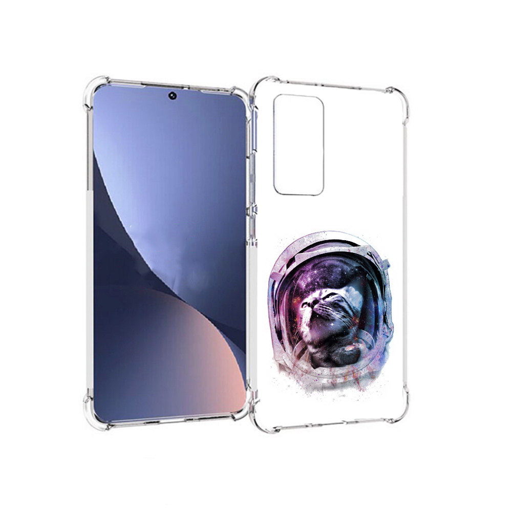 

Чехол MyPads Tocco для Xiaomi 12 кот в шлеме (PT226952.288.396), Прозрачный, Tocco