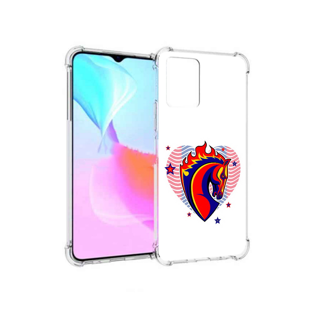 

Чехол MyPads Tocco для Vivo Y33s ФК ЦСЛ Лошадь (PT226981.417.180), Прозрачный, Tocco