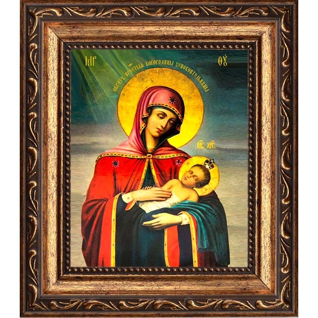 

Успокоительница. Икона Божьей Матери на холсте.
