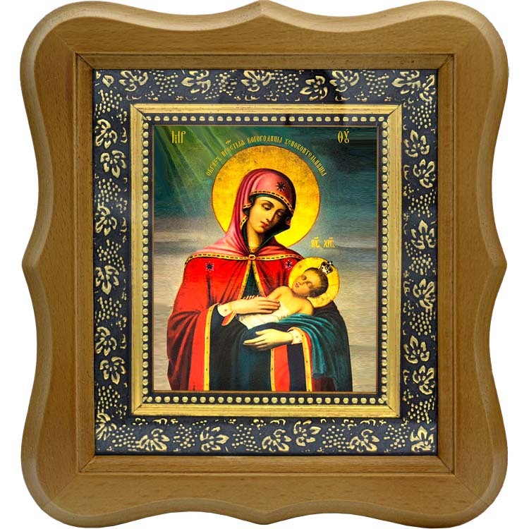 

Успокоительница. Икона Божьей Матери на холсте.