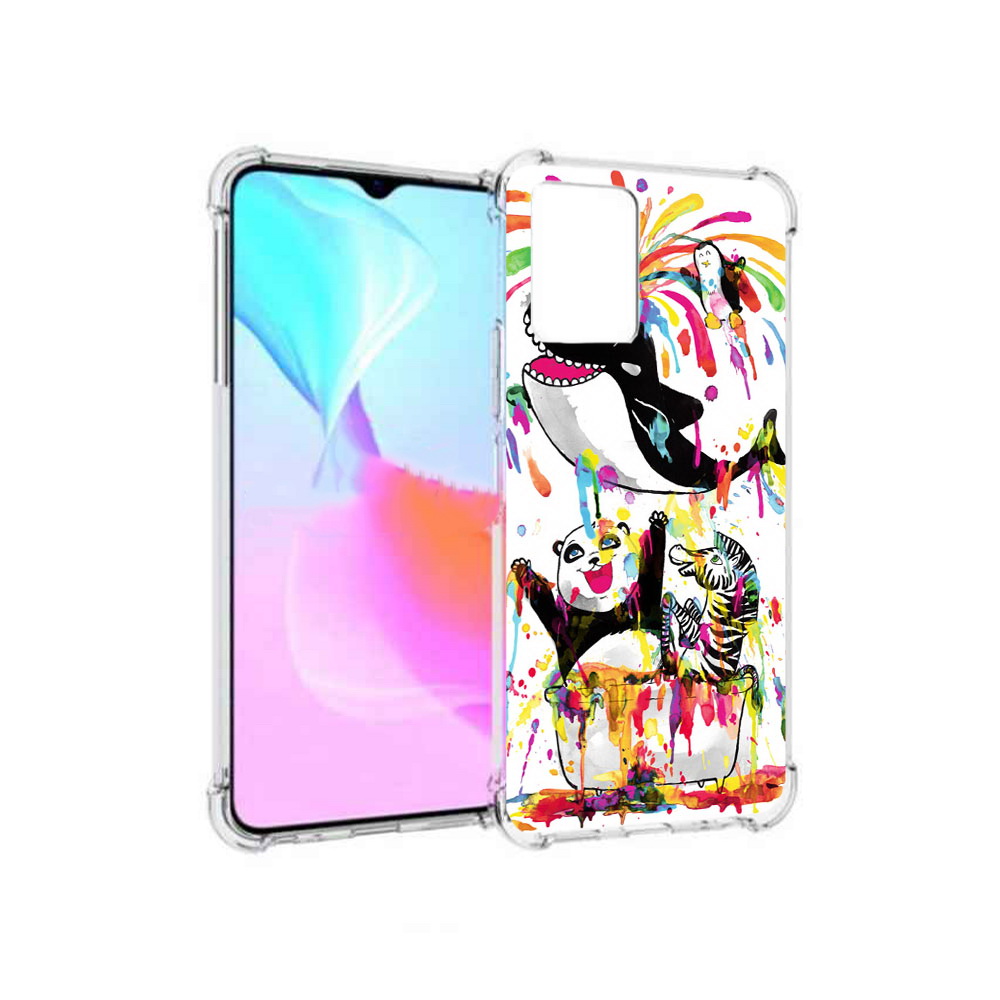 

Чехол MyPads Tocco для Vivo Y33s Хиппи кит (PT226981.417.191), Прозрачный, Tocco