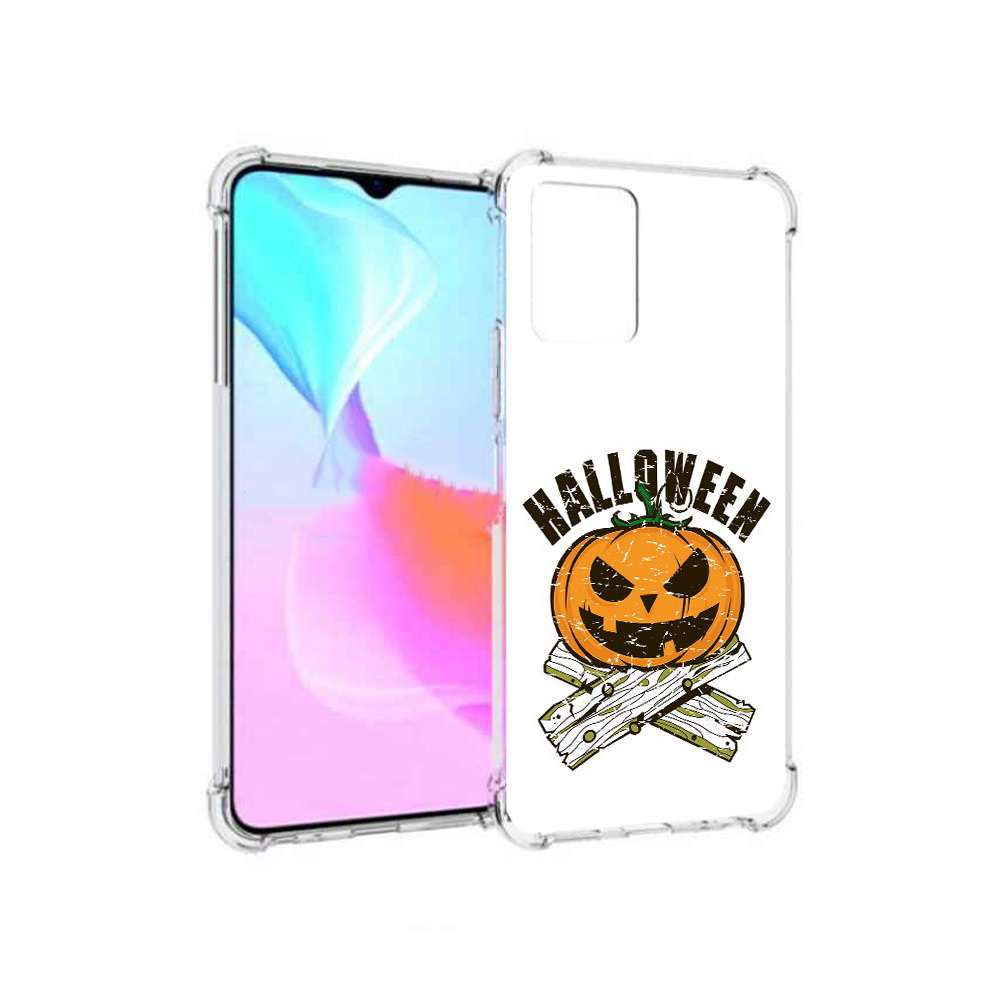 

Чехол MyPads Tocco для Vivo Y33s Хэллоуин доски тыква (PT226981.417.194), Прозрачный, Tocco