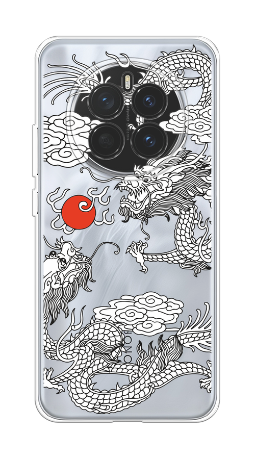 

Чехол на Honor Magic 7 "Драконы с ножом", Прозрачный;черный;белый, 6125550-1