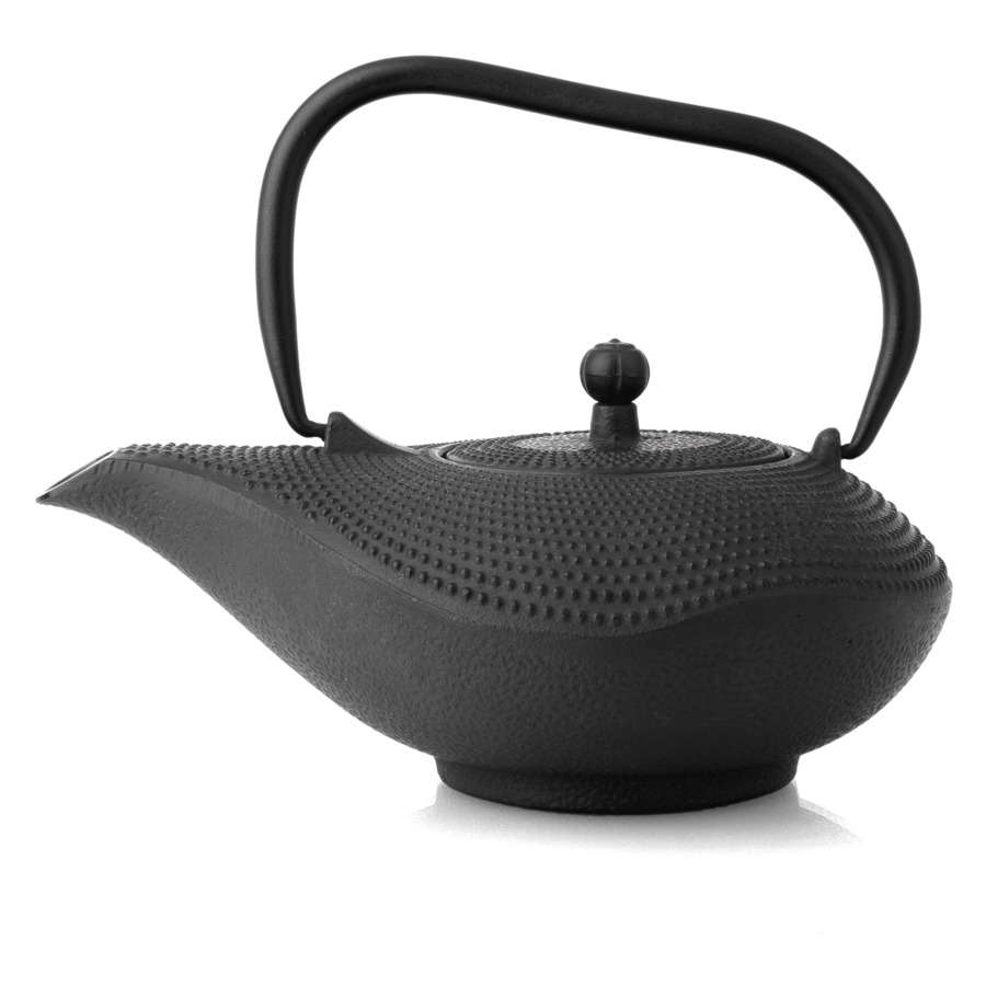 фото Заварочный чайник bredemeijer aladdin с фильтром чугунный черный 900 мл