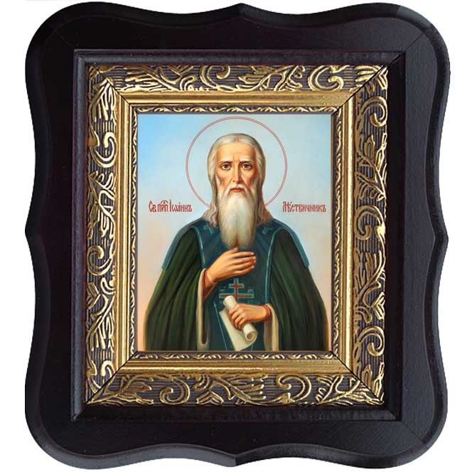 

Иоанн Лествичник преподобный. Икона на холсте.