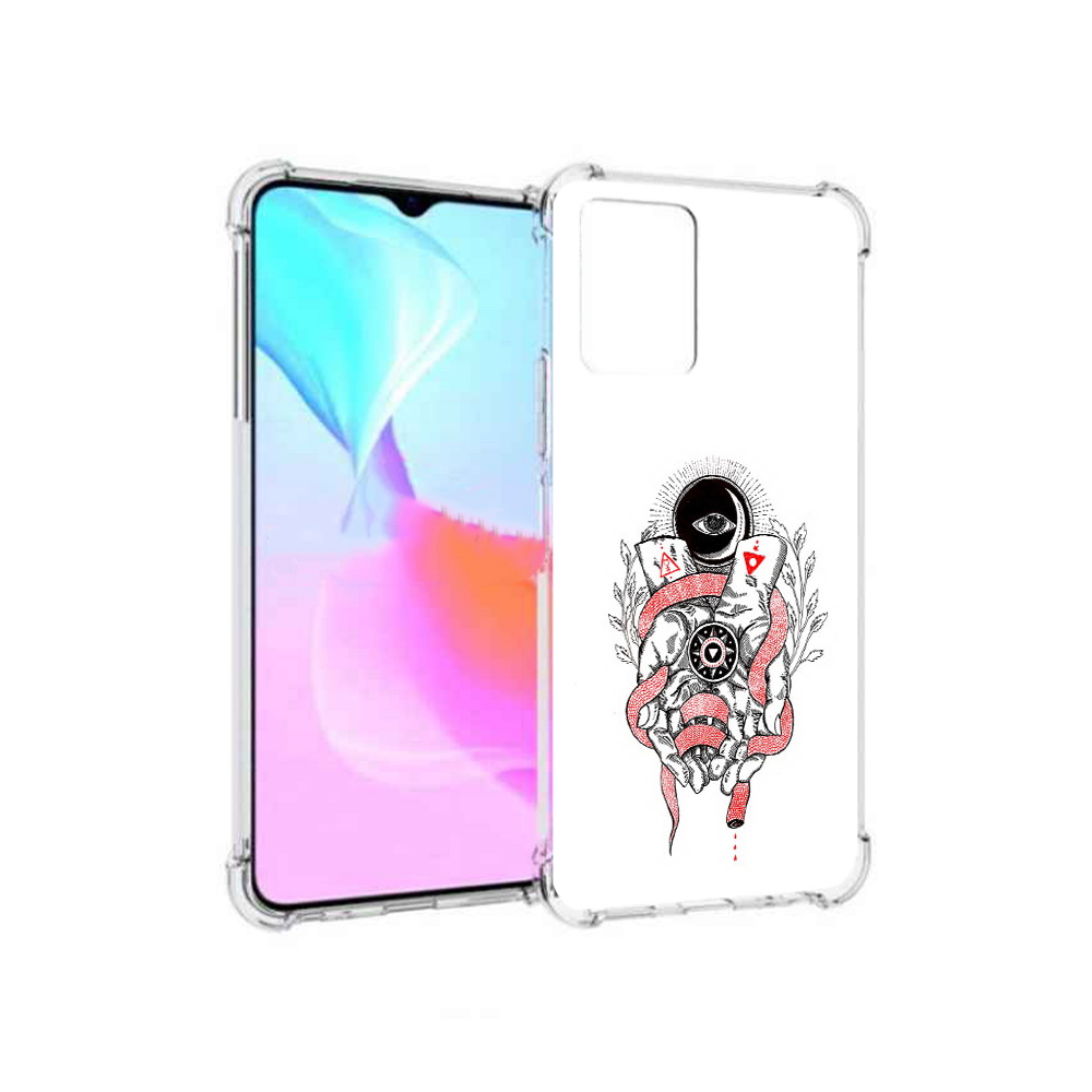 

Чехол MyPads Tocco для Vivo Y33s абстрация связанные руки (PT226981.417.213), Прозрачный, Tocco