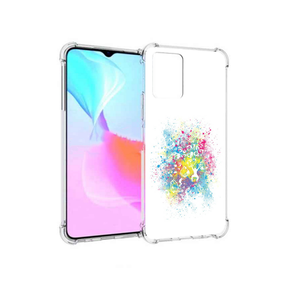 

Чехол MyPads Tocco для Vivo Y33s акварель абстракция (PT226981.417.214), Прозрачный, Tocco