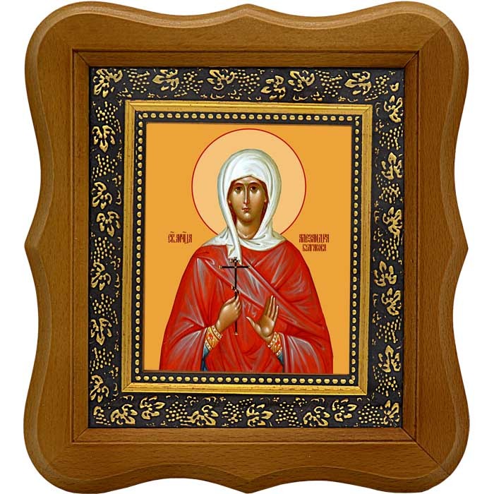 

Александра Булгакова мученица. Икона на холсте.