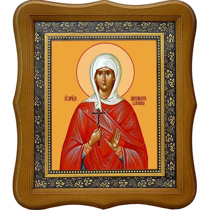 

Александра Булгакова мученица. Икона на холсте.