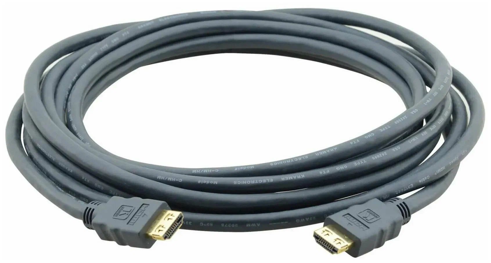 

Кабель HDMI-HDMI (Вилка - Вилка), 4,6 м, Kramer C-HM/HM-15, Черный