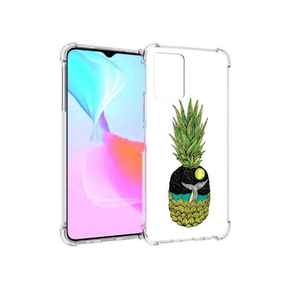 

Чехол MyPads Tocco для Vivo Y33s ананас с китом (PT226981.417.220), Прозрачный, Tocco