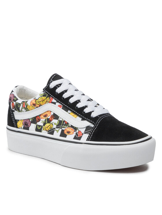 

Кеды Old Skool Plat VN0A5KRGBML1 Vans Черный 39 EU, Old Skool Plat VN0A5KRGBML1