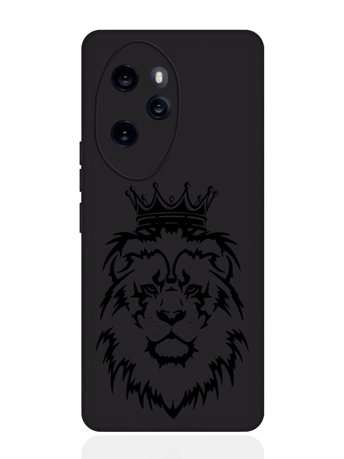

Чехол для смартфона Honor 100 Pro черный силиконовый Лев, Черный;желтый;зеленый, Honor