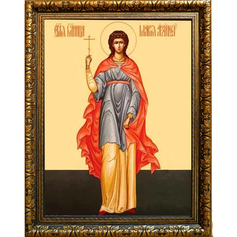 

Мария Азийская мученица, дева. Икона на холсте.