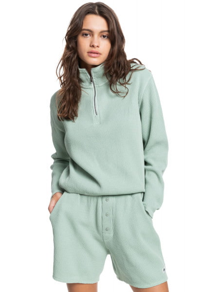 

Толстовка женская Quiksilver EQWFT03082 зеленая L, Зеленый, EQWFT03082